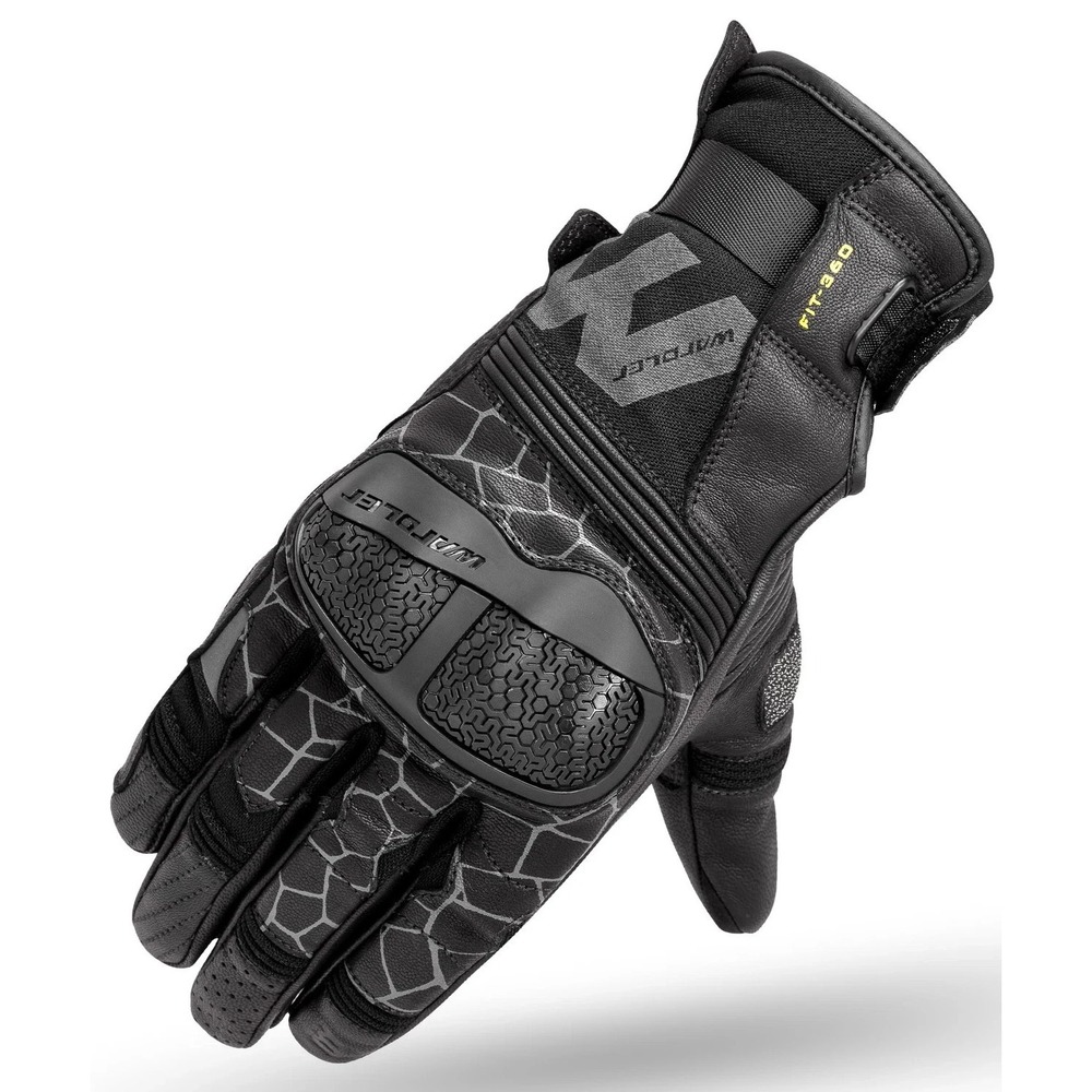 Wardler Motorcycle Gloves 3XL Goat Leather Black Armored Knuckle Riding Gear NWT